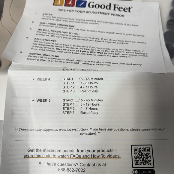 The Good Feet Store 3-Step System W458 Honeycomb, 4.5/358, 258 - Picture 11 of 11